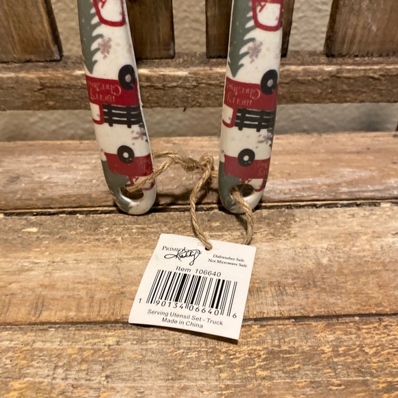 Christmas Serving Utensils, Red Truck Serving Spoon & Serving Fork Set Of 2 - Picture 16 of 16